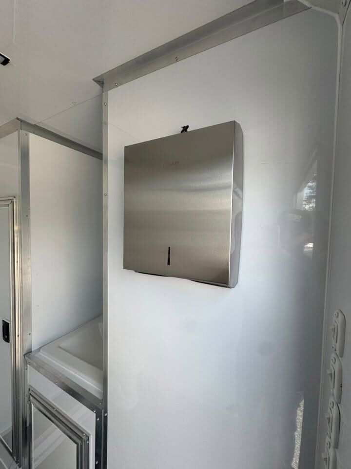 2026 Hook & Line 6x12 Restroom Trailer in charcoal, photo 8