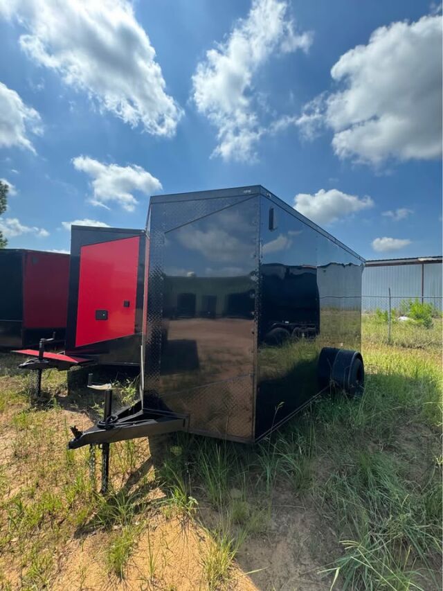 2026 Vision Cargo LLC Enclosed Cargo trailer in black b o