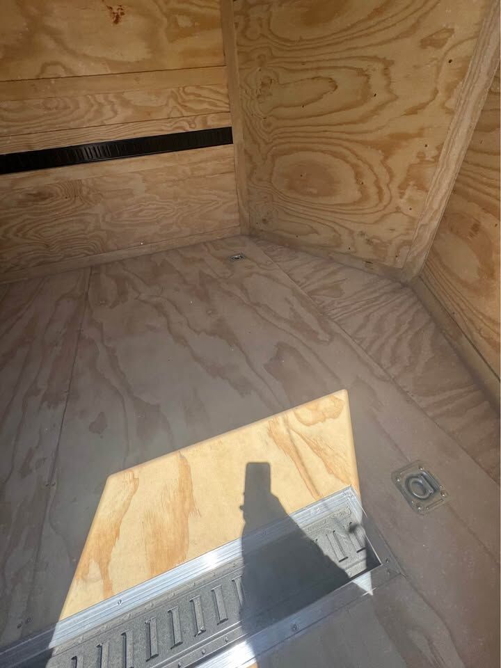 2026 Vision Cargo LLC 8x16 Enclosed Cargo trailer in charcoal b o, photo 7