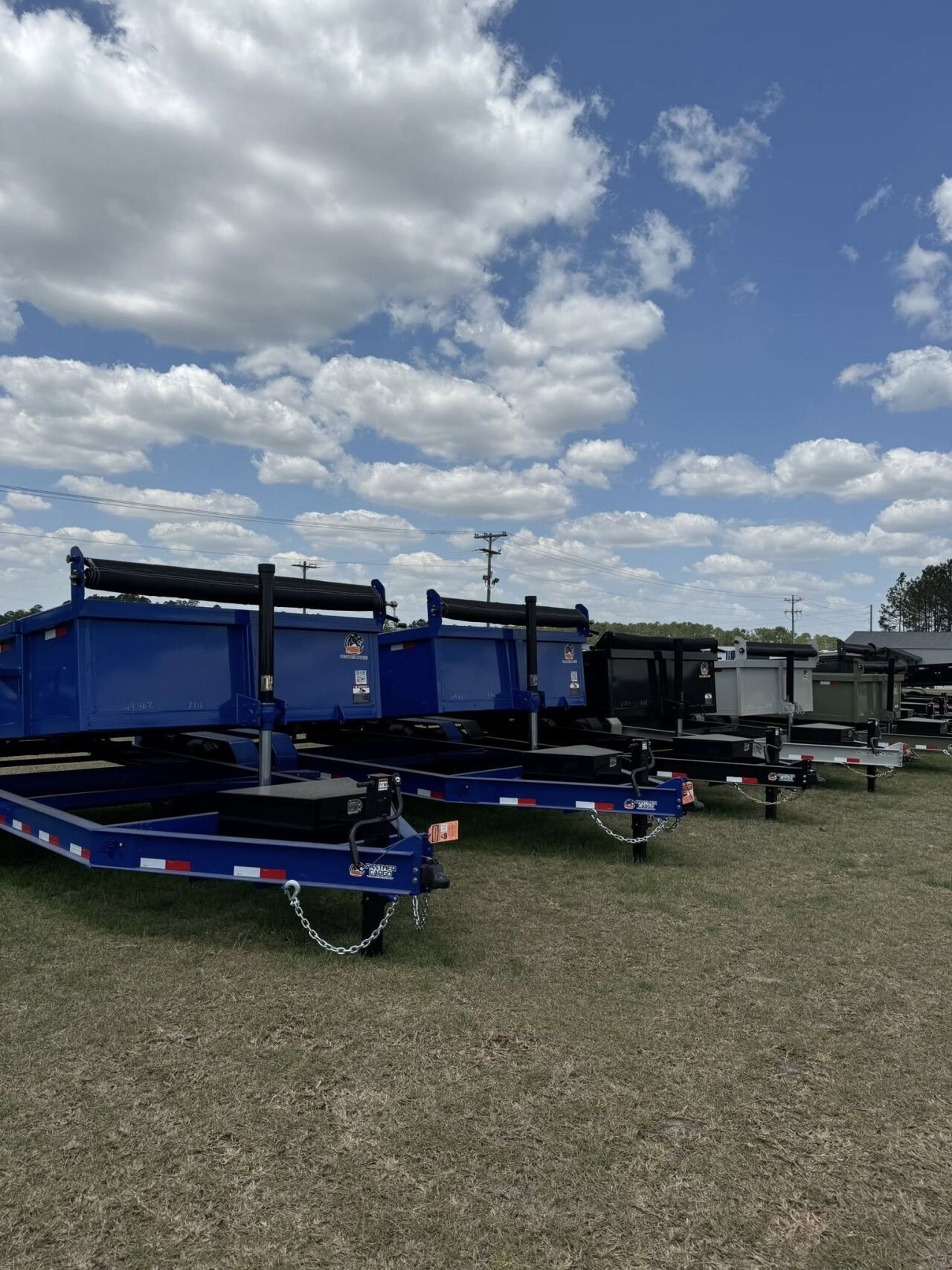 2026 Panther Cargo 7x12 Trailer dump in black, photo 2
