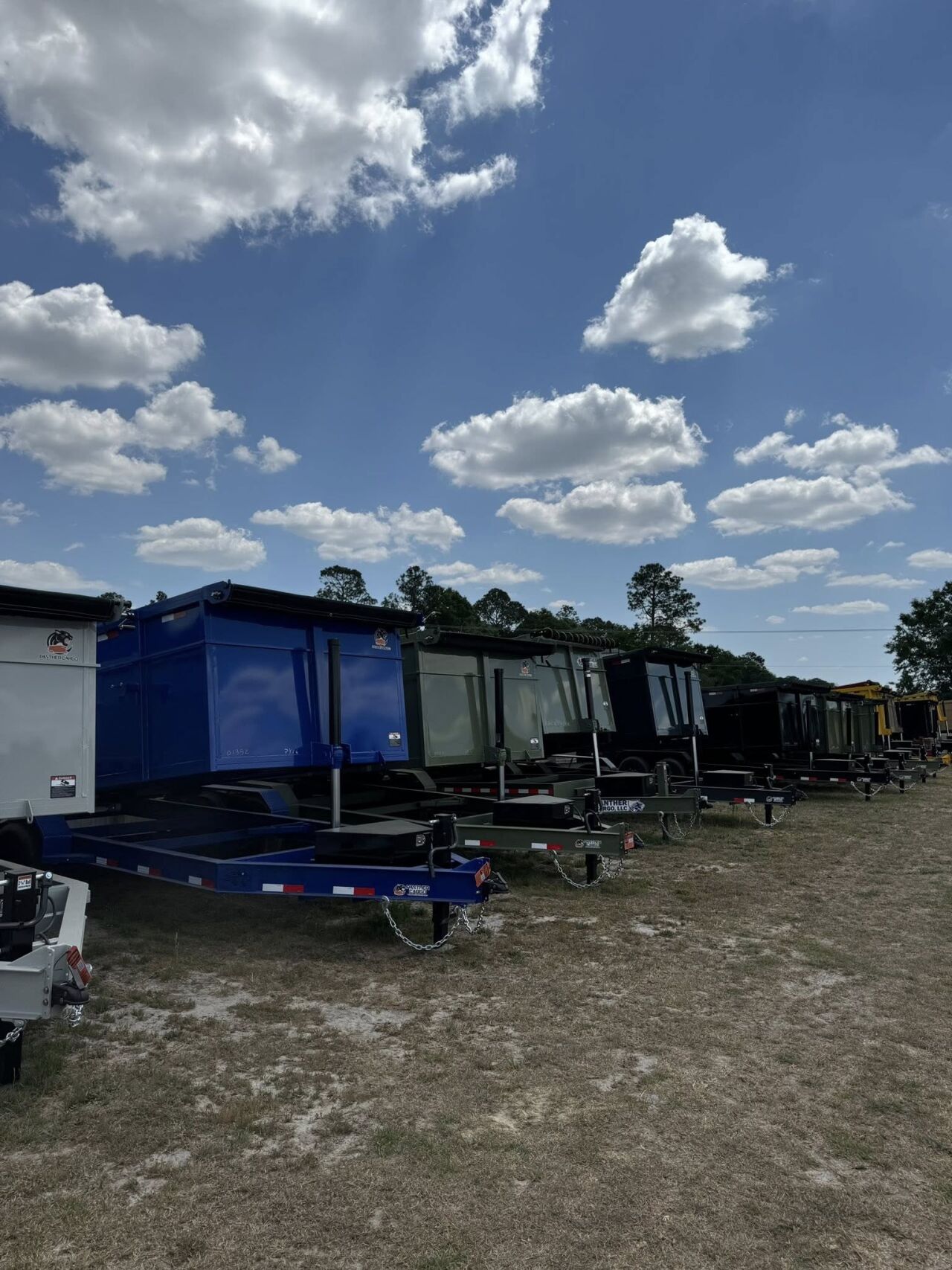 2026 Panther Cargo 7x12 Trailer dump in black, photo 3