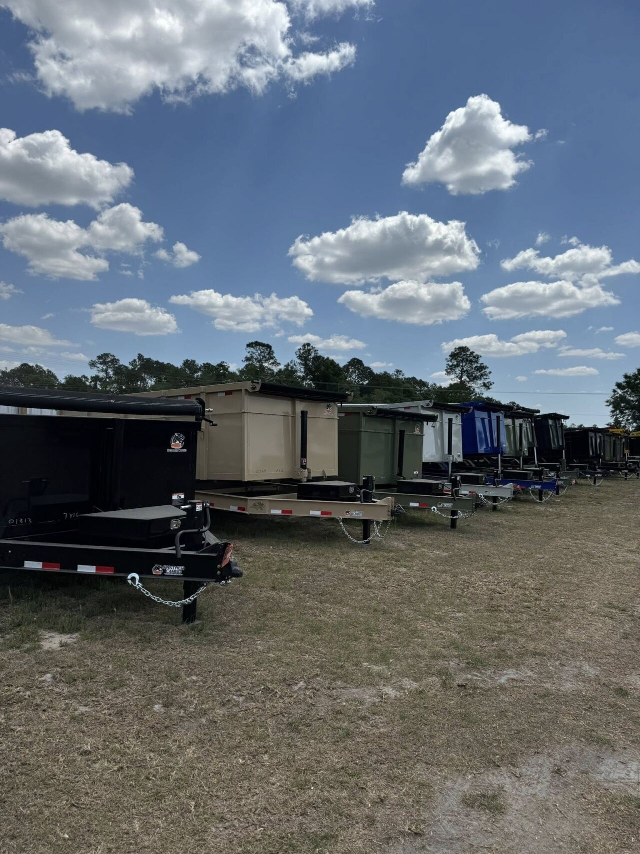 2026 Panther Cargo 7x12 Trailer dump in black, photo 4