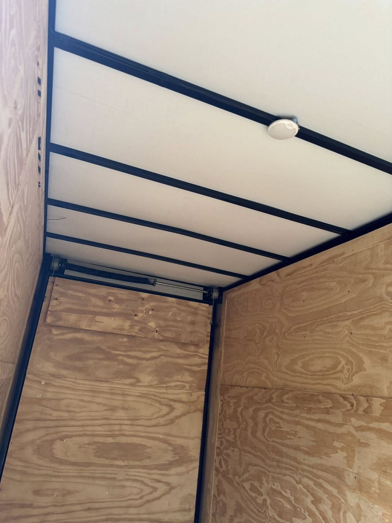 2026 Hook & Line 6x11 Enclosed Cargo trailer in black, photo 7