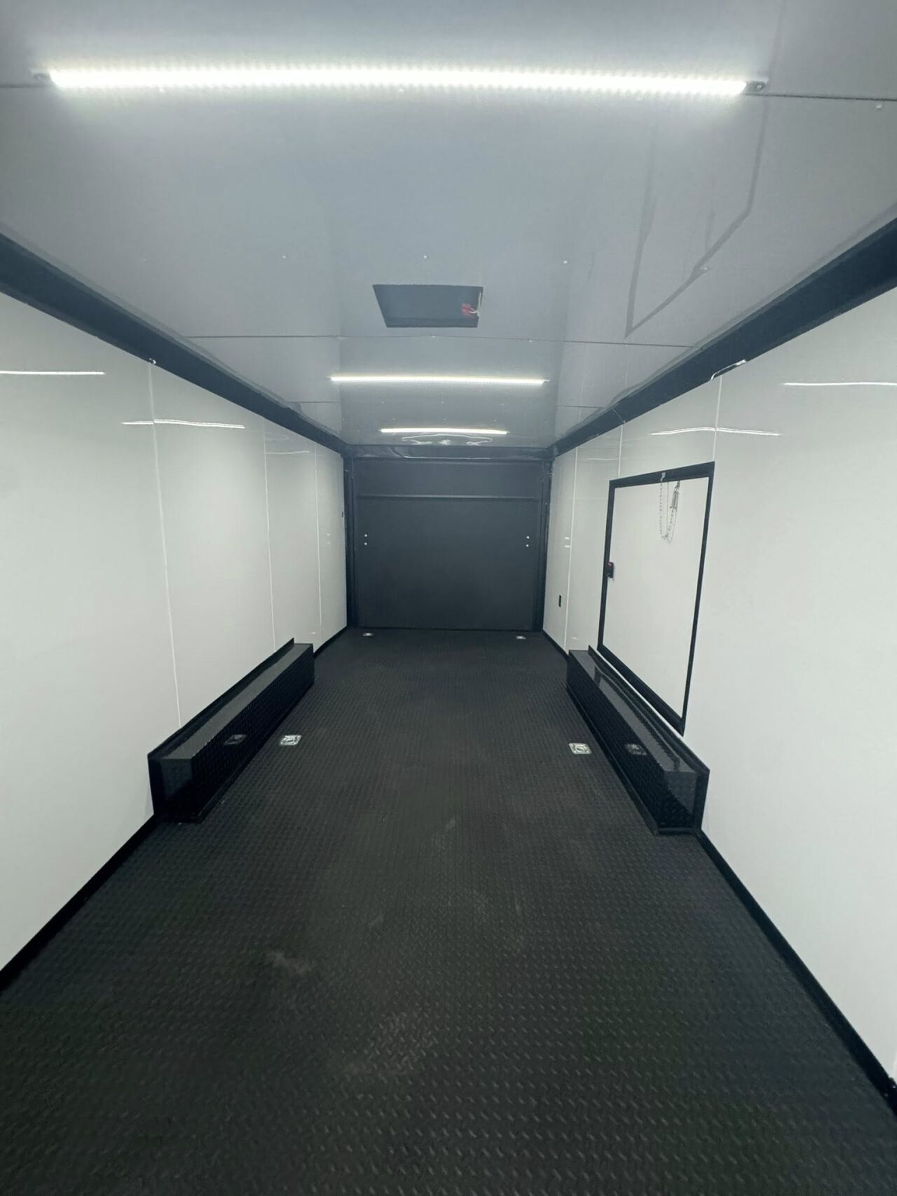 2026 Hook & Line 8x16 Race Car Trailer in silver frost b o, photo 7